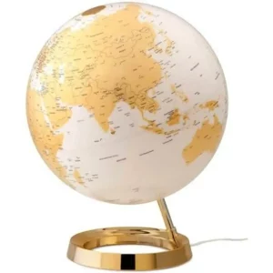 Globe avec Ambiance Lumineuse Ø 30 cm Plastique Doré. SUPERDISCOUNT FRANCE
