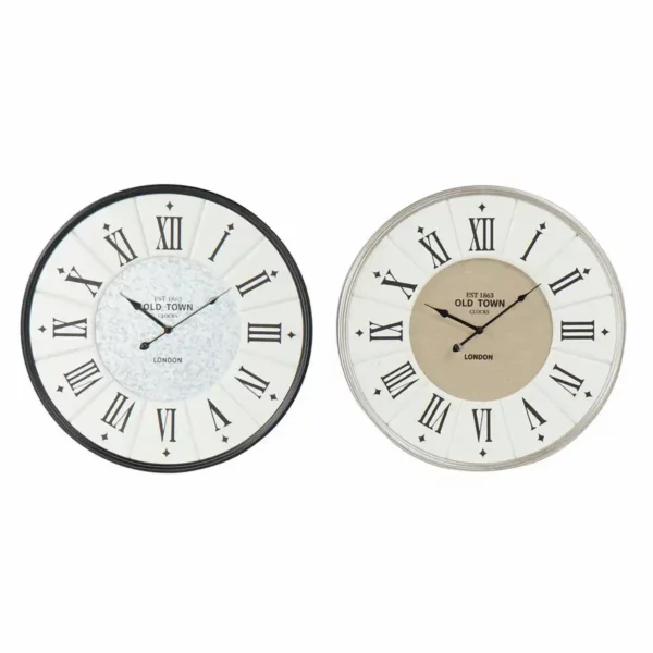 Horloge murale dkd home decor gris beige fer mdf bois 60 x 5 x 60 cm 2 unites _6126. Bienvenue chez DIAYTAR SENEGAL - Votre Porte d'Accès à la Diversité. Découvrez notre boutique en ligne et choisissez parmi une pléthore d'articles qui célèbrent la richesse culturelle du Sénégal et au-delà.