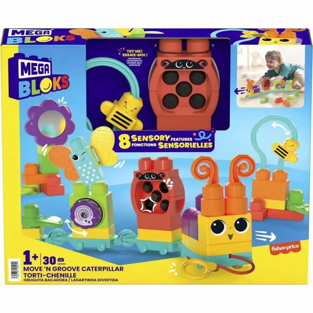 Jeu de construction Megablocks Mega Bloks + 1 an 30 pcs. SUPERDISCOUNT FRANCE