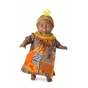 Baby Doll Berjuan Amis du Monde Enfant Africain 42 cm. SUPERDISCOUNT FRANCE