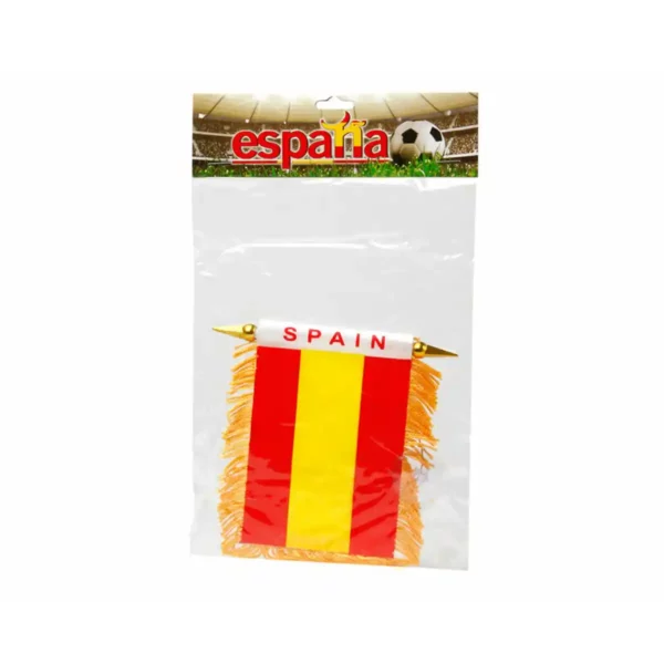 Drapeau 12 cm espagne fixation ventouse_8743. DIAYTAR SENEGAL - Là où Chaque Produit Est une Trouvaille. Explorez notre sélection minutieuse et découvrez des articles qui correspondent à votre style de vie et à vos aspirations.