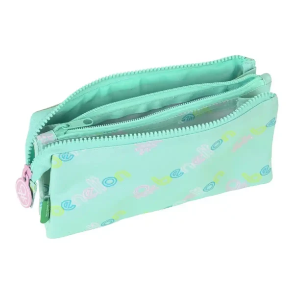 Mallette scolaire Benetton World Mint (22 x 12 x 3 cm). SUPERDISCOUNT FRANCE