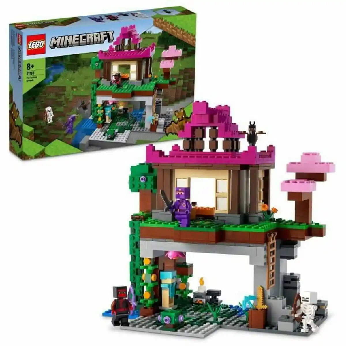 Playset Lego 21183 Le camp d'entraînement Minecraft, la maison troglodyte (534 pièces). SUPERDISCOUNT FRANCE