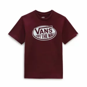 T-shirt à manches courtes pour enfants Vans Classic OTW Rouge foncé. SUPERDISCOUNT FRANCE