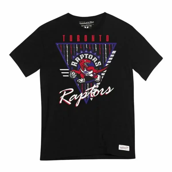 T-shirt à manches courtes pour homme Mitchell & Ness NBA Toronto Raptors Noir. SUPERDISCOUNT FRANCE