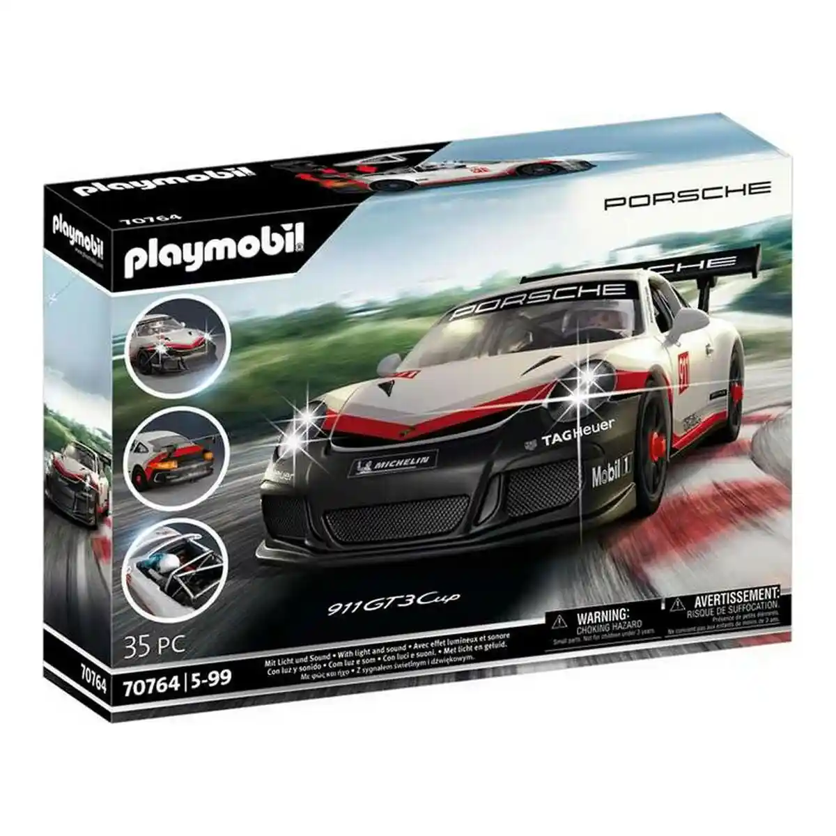 Véhicule Playset Porsche 911 GT3 Cup Playmobil 70764 (35 pcs). SUPERDISCOUNT FRANCE