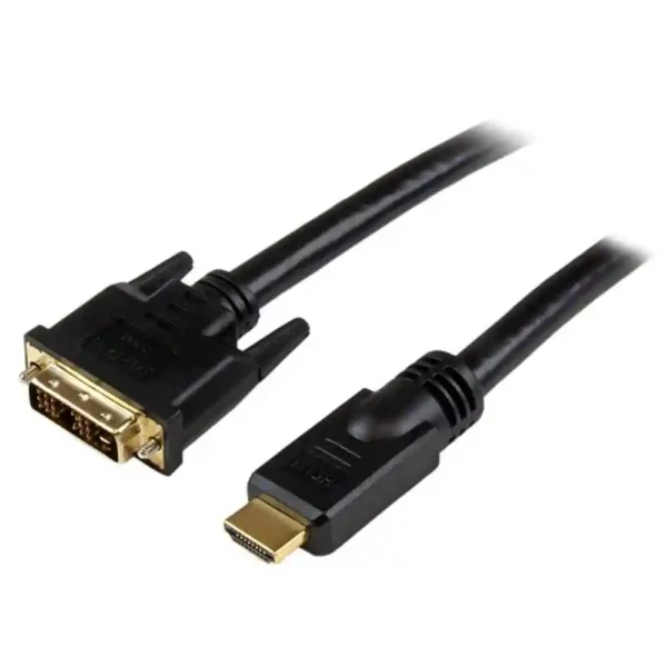 Adaptateur HDMI vers DVI Startech HDDVIMM10M Noir 10 m. SUPERDISCOUNT FRANCE