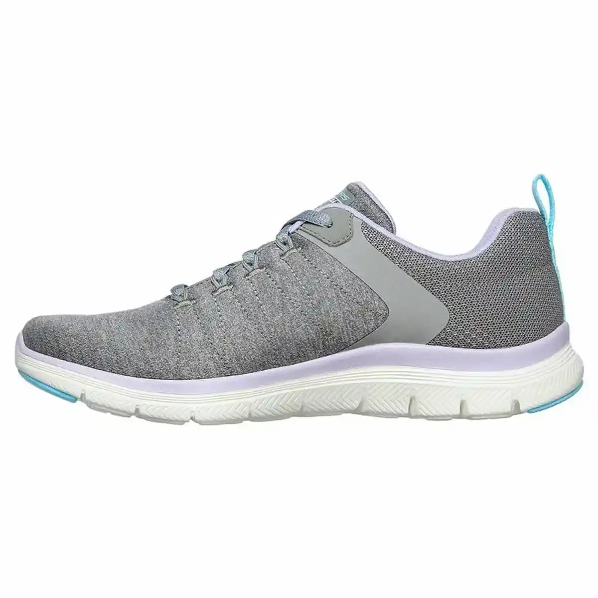 Baskets de sport pour femme Skechers Flex Appeal 4.0 Gris. SUPERDISCOUNT FRANCE