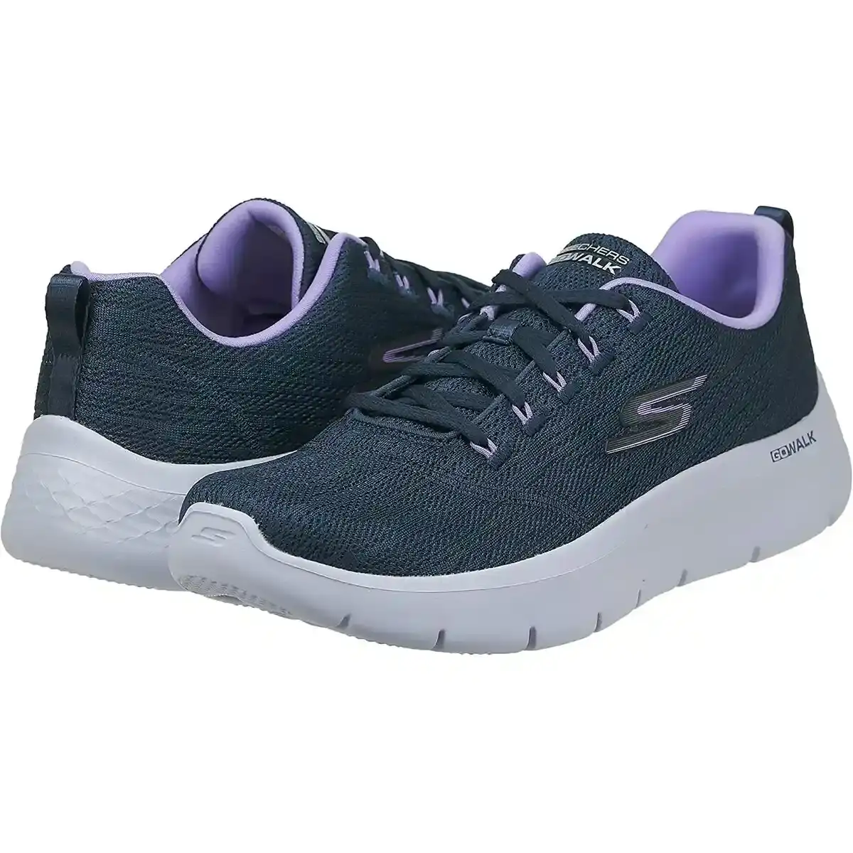 Baskets de sport pour femme Skechers GO WALK FLEX 124960 Bleu marine. SUPERDISCOUNT FRANCE
