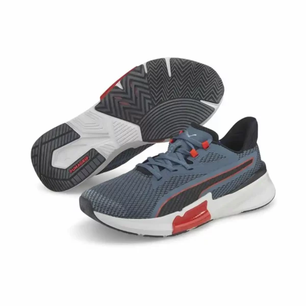 Baskets Homme Puma PowerFrame Bleu. SUPERDISCOUNT FRANCE