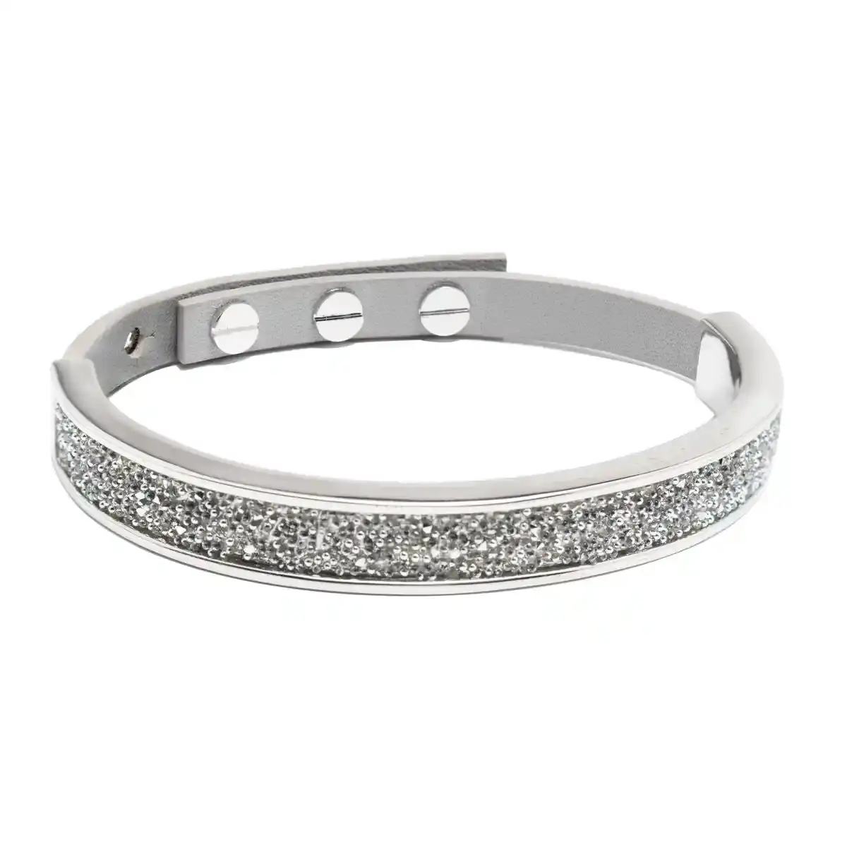 Bracelet femme adore 5260435 cuir gris 6 cm _7090. DIAYTAR SENEGAL - Où le Shopping Devient une Aventure Culturelle. Plongez dans notre univers de produits qui célèbrent l'héritage et l'artisanat du Sénégal.
