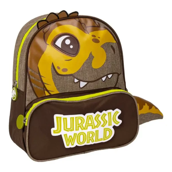 Cartable Jurassic Park Ocre. SUPERDISCOUNT FRANCE