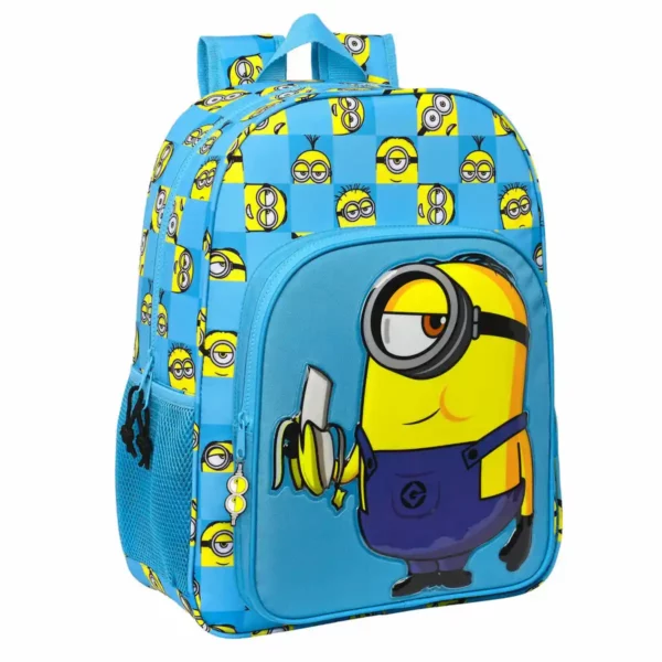 Cartable Minions Minionstatic Bleu (33 x 42 x 14 cm). SUPERDISCOUNT FRANCE