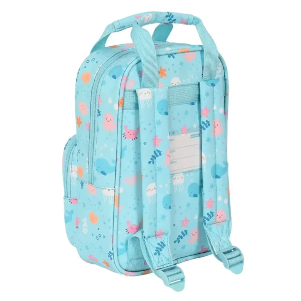 Cartable Safta Ballenita Blanc Bleu Clair (20 x 28 x 8 cm). SUPERDISCOUNT FRANCE