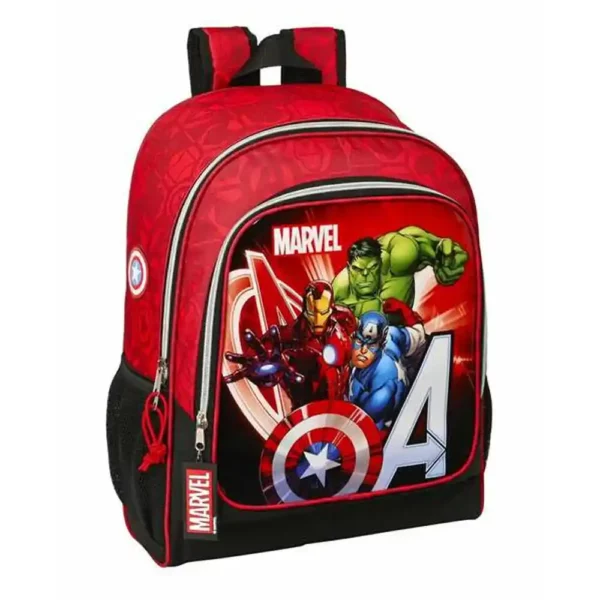 Cartable The Avengers 612279522 Rouge Noir (32 x 42 x 14 cm). SUPERDISCOUNT FRANCE