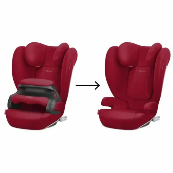 Chaise Auto Cybex Argent Rouge. SUPERDISCOUNT FRANCE