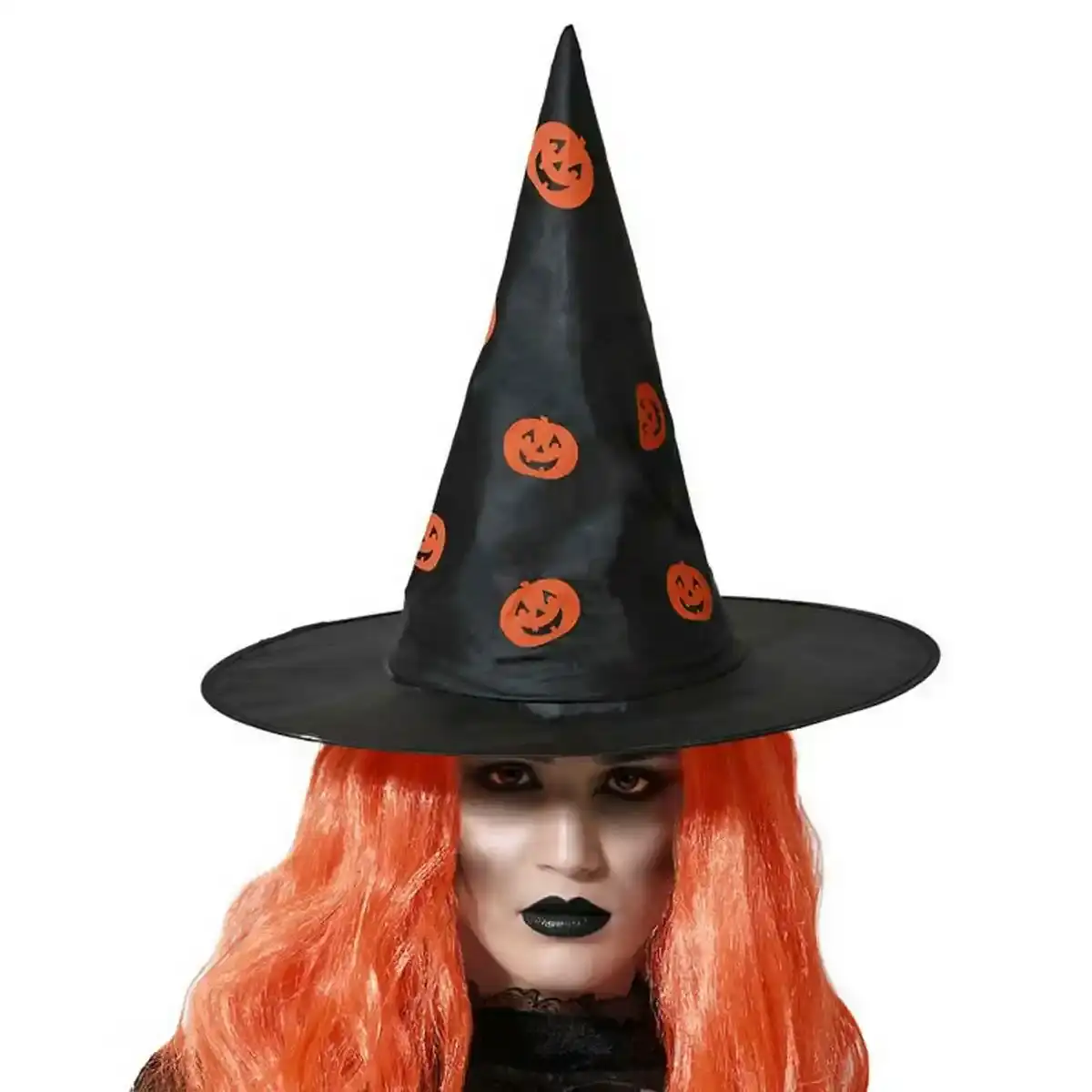 Chapeau sorciere citrouille halloween_1393. Bienvenue chez DIAYTAR SENEGAL - Où Chaque Objet a son Histoire. Découvrez notre sélection méticuleuse et choisissez des articles qui racontent l'âme du Sénégal.