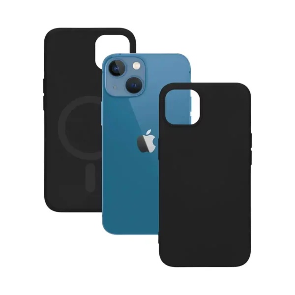 Coque Mobile KSIX iPhone 13 Noir. SUPERDISCOUNT FRANCE