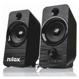 Enceintes PC Nilox NXAPC02 6W Noir. SUPERDISCOUNT FRANCE