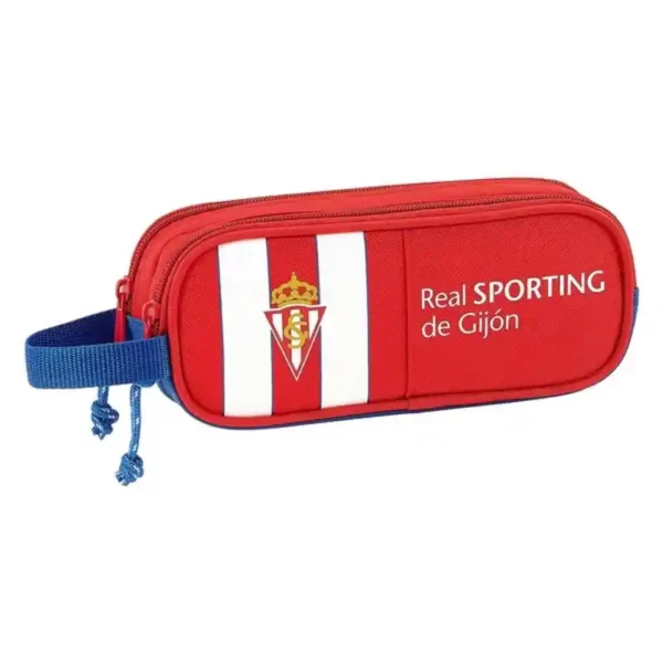 Fourreau Real Sporting de Gijón Blanc Rouge. SUPERDISCOUNT FRANCE