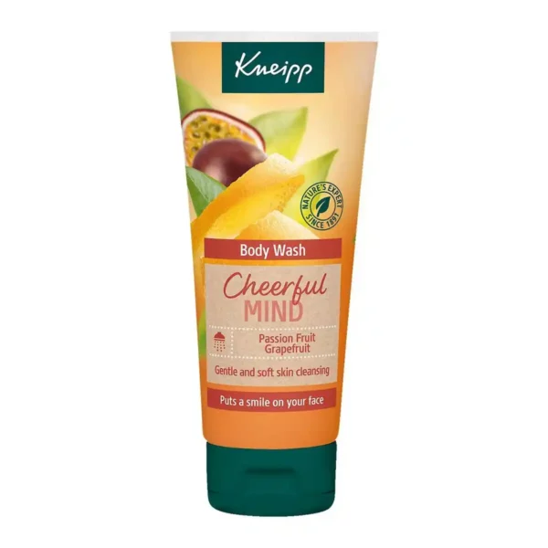 Gel de bain kneipp cheerful mind pamplemousse fruit de la passion 200 ml _3359. DIAYTAR SENEGAL - L'Art de Choisir, l'Art de S'émerveiller. Explorez notre gamme de produits et laissez-vous émerveiller par des créations authentiques et des designs modernes.