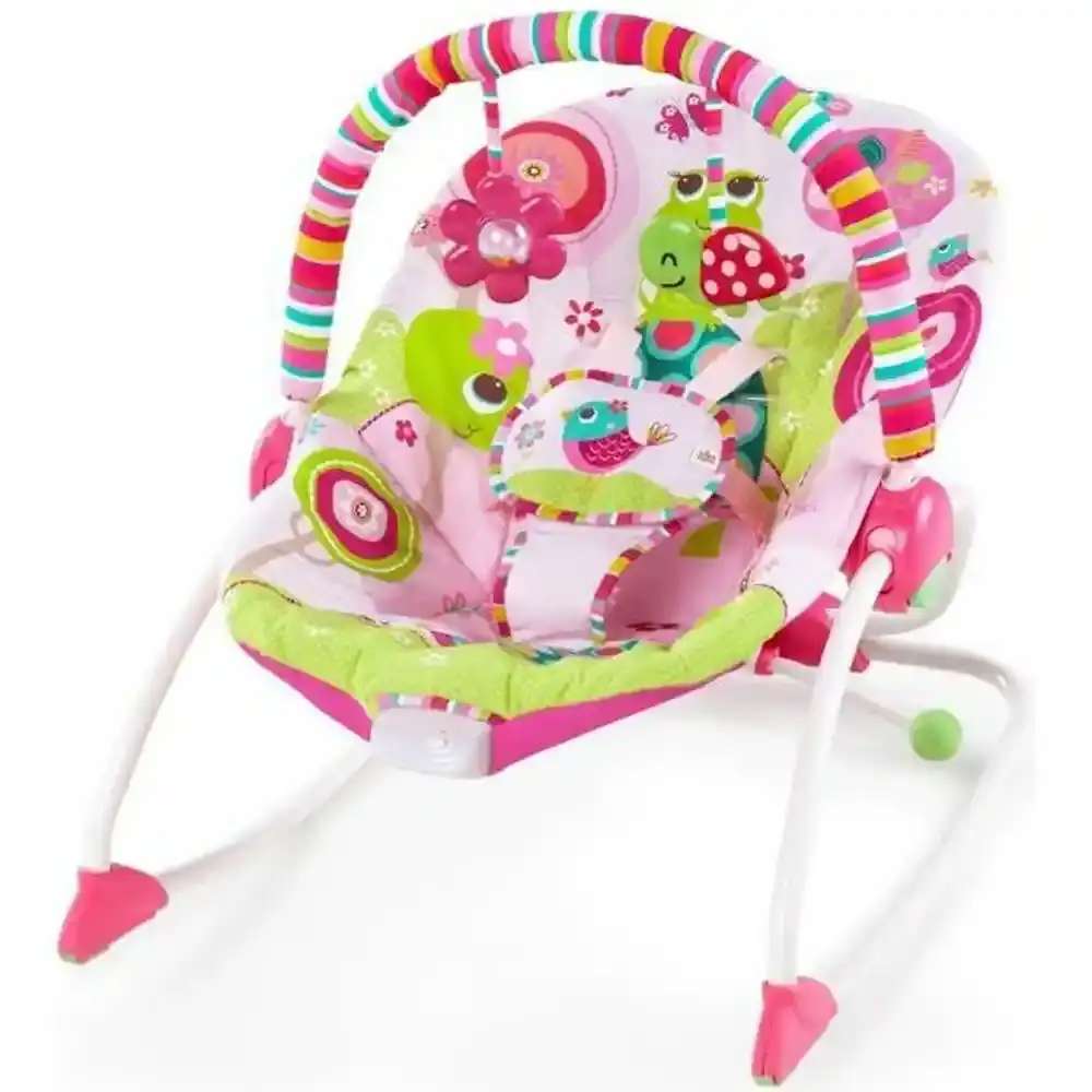 Hamac Bébé Bright Starts Transat Evolution Rose. SUPERDISCOUNT FRANCE