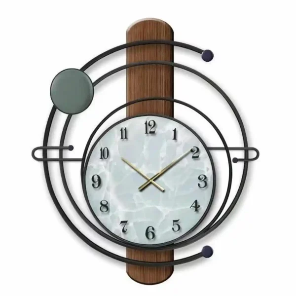 Horloge murale dkd home decor fer noir bois mdf 60 x 4 5 x 60 cm _4619. DIAYTAR SENEGAL - L'Art de Vivre en Couleurs et en Styles. Parcourez notre sélection et trouvez des articles qui reflètent votre personnalité et votre goût pour la vie.