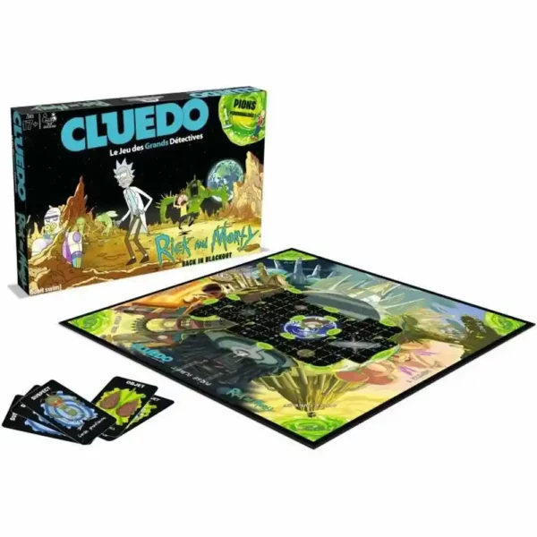 Jeu de société Winning Moves Cluedo Rick et Morty (FR). SUPERDISCOUNT FRANCE