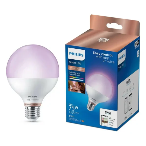 Lampe led philips wiz g95 smart e27 11 w 1055 lm_1701. Bienvenue dans l'univers captivant de DIAYTAR SENEGAL - Votre Plateforme de Shopping Tout-en-Un. Parcourez notre boutique en ligne pour découvrir des produits uniques, allant des articles ménagers aux élégants accessoires de mode.