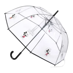 Parapluie Mickey Mouse Transparent Noir. SUPERDISCOUNT FRANCE