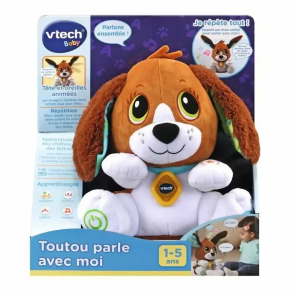 Peluche avec sons Vtech Baby Doggie Talks With Me FR. SUPERDISCOUNT FRANCE