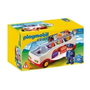 Playset 1.2.3 Bus Playmobil 6773 Blanc. SUPERDISCOUNT FRANCE