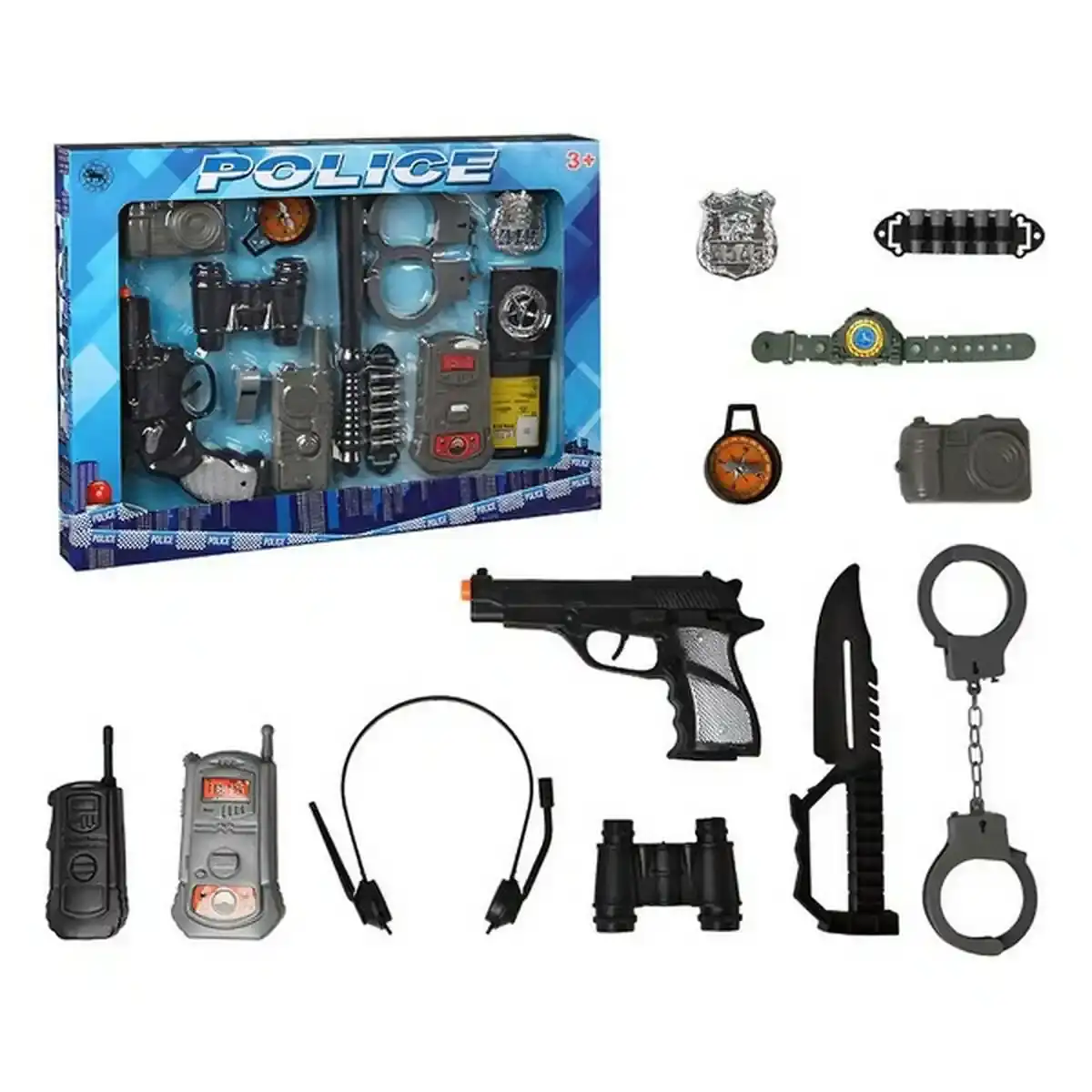 Playset Policier 44 x 32 cm. SUPERDISCOUNT FRANCE