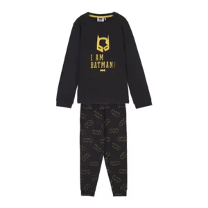 Pyjama Enfant Batman Gris Gris foncé. SUPERDISCOUNT FRANCE