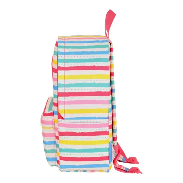 Sac à dos pour ordinateur portable Benetton Stripes Multicolore (31 x 40 x 16 cm). SUPERDISCOUNT FRANCE