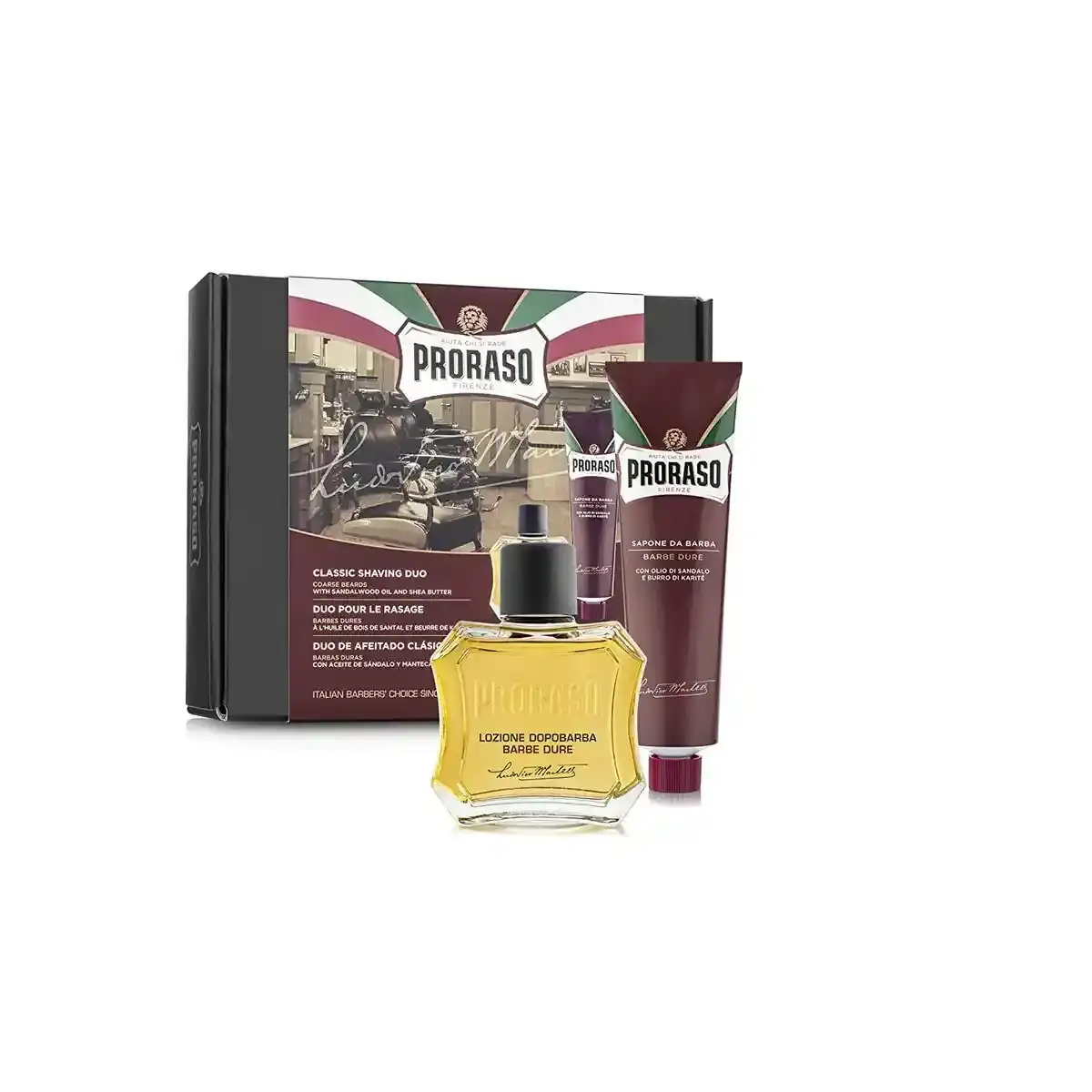 Set de rasage proraso barbe dure 2 pieces_9175. DIAYTAR SENEGAL - Votre Escapade Shopping Virtuelle. Explorez notre boutique en ligne et dénichez des trésors qui évoquent la culture et le savoir-faire sénégalais, un clic à la fois.