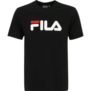 T-shirt à manches courtes pour enfants Fila Solberg FAT0109 80010 Noir. SUPERDISCOUNT FRANCE