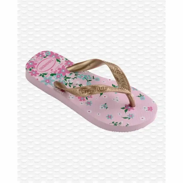 Tongs pour enfants Havaianas Flowers Ice Pink. SUPERDISCOUNT FRANCE