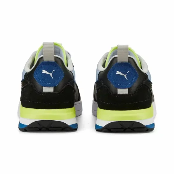 Baskets Casual Homme Puma R22 Bleu Jaune. SUPERDISCOUNT FRANCE