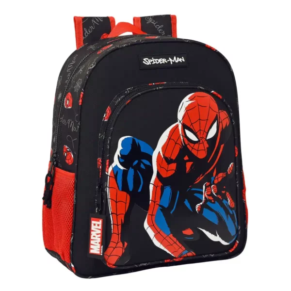Cartable Spiderman Hero Noir (32 x 38 x 12 cm). SUPERDISCOUNT FRANCE