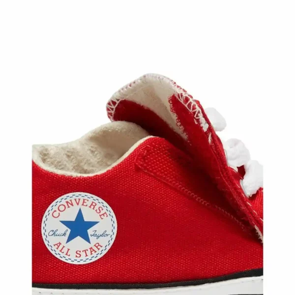 Chaussures de sport bébé Converse Chuck Taylor All Star Cribste Rouge. SUPERDISCOUNT FRANCE