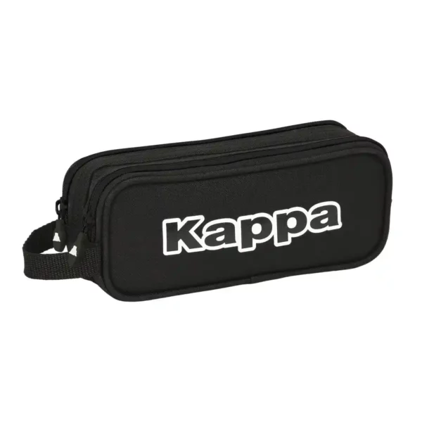 Double Cabas Kappa Noir Noir (21 x 8 x 6 cm). SUPERDISCOUNT FRANCE