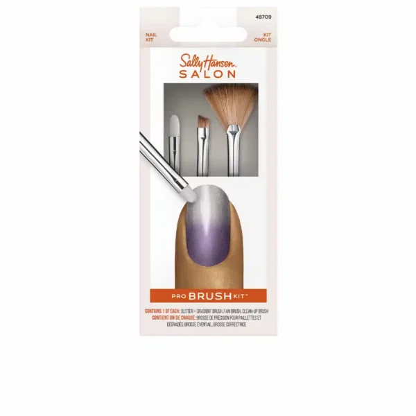 Ensemble de pinceaux de maquillage sally hansen pro brush nails 3 pieces_3518. DIAYTAR SENEGAL - Votre Univers Shopping Éclectique. Explorez nos offres variées et découvrez des articles qui embrassent la diversité et la polyvalence de vos besoins.