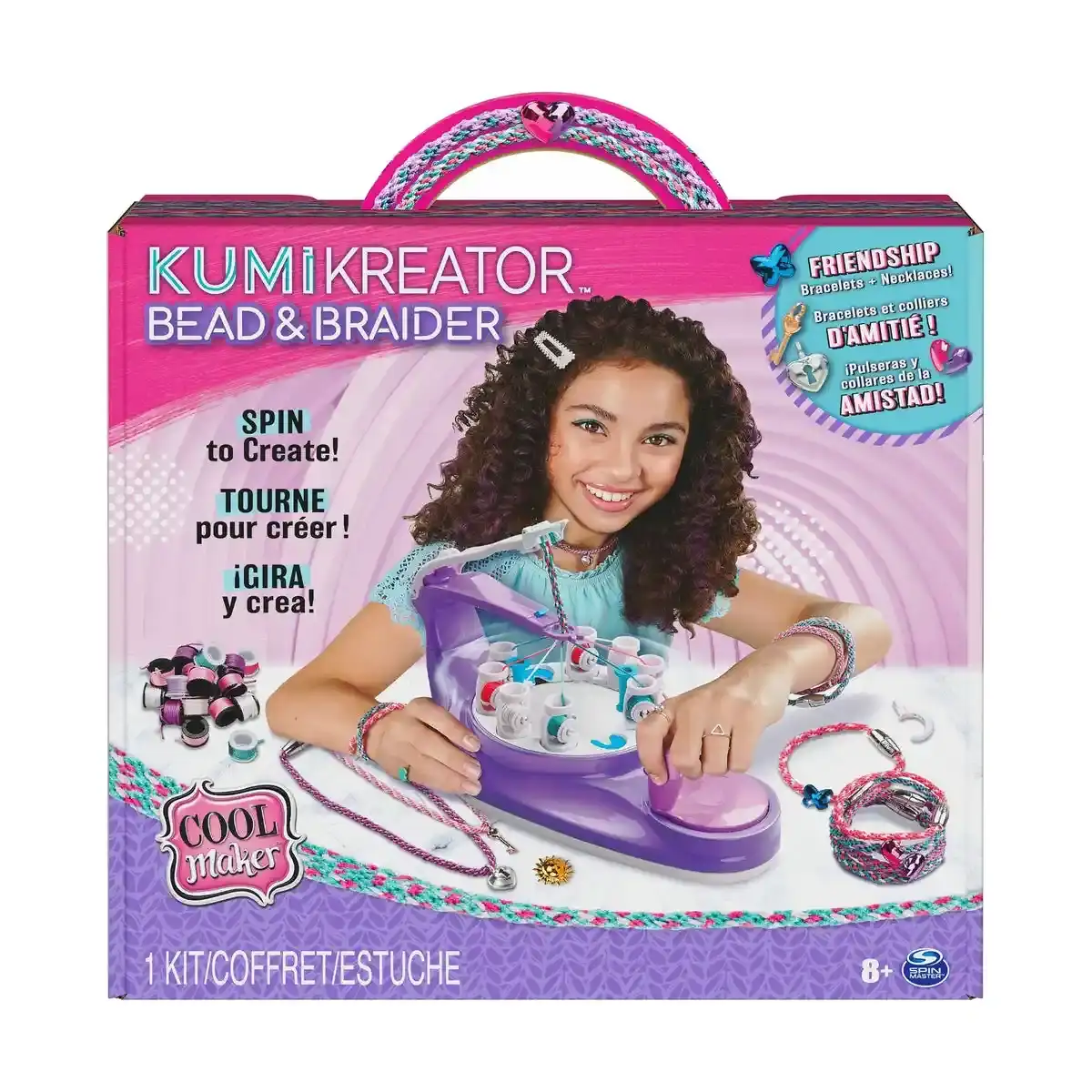 Jeu d'artisanat Spin Master Cool Maker, KumiKreator Bead & Braider. SUPERDISCOUNT FRANCE