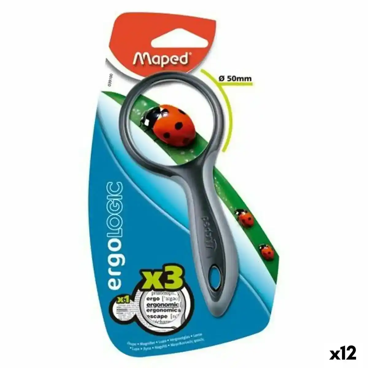 Loupe Maped Ø 5 cm (12 Unités). SUPERDISCOUNT FRANCE