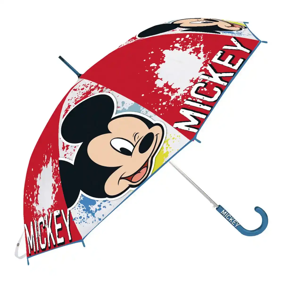 Parapluie Mickey Mouse Happy smiles Rouge Bleu (Ø 80 cm). SUPERDISCOUNT FRANCE
