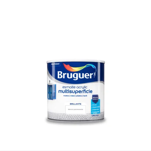 Peinture acrylique Bruguer White Vernis acrylique (250 ml). SUPERDISCOUNT FRANCE