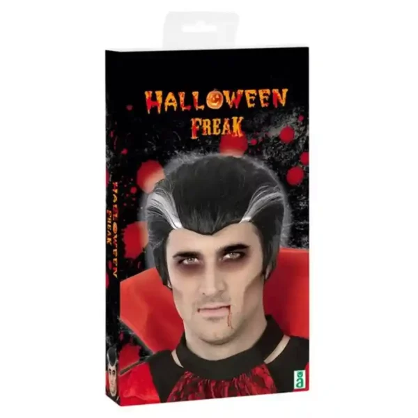 Perruque Halloween Vampire Brunette 116226. SUPERDISCOUNT FRANCE