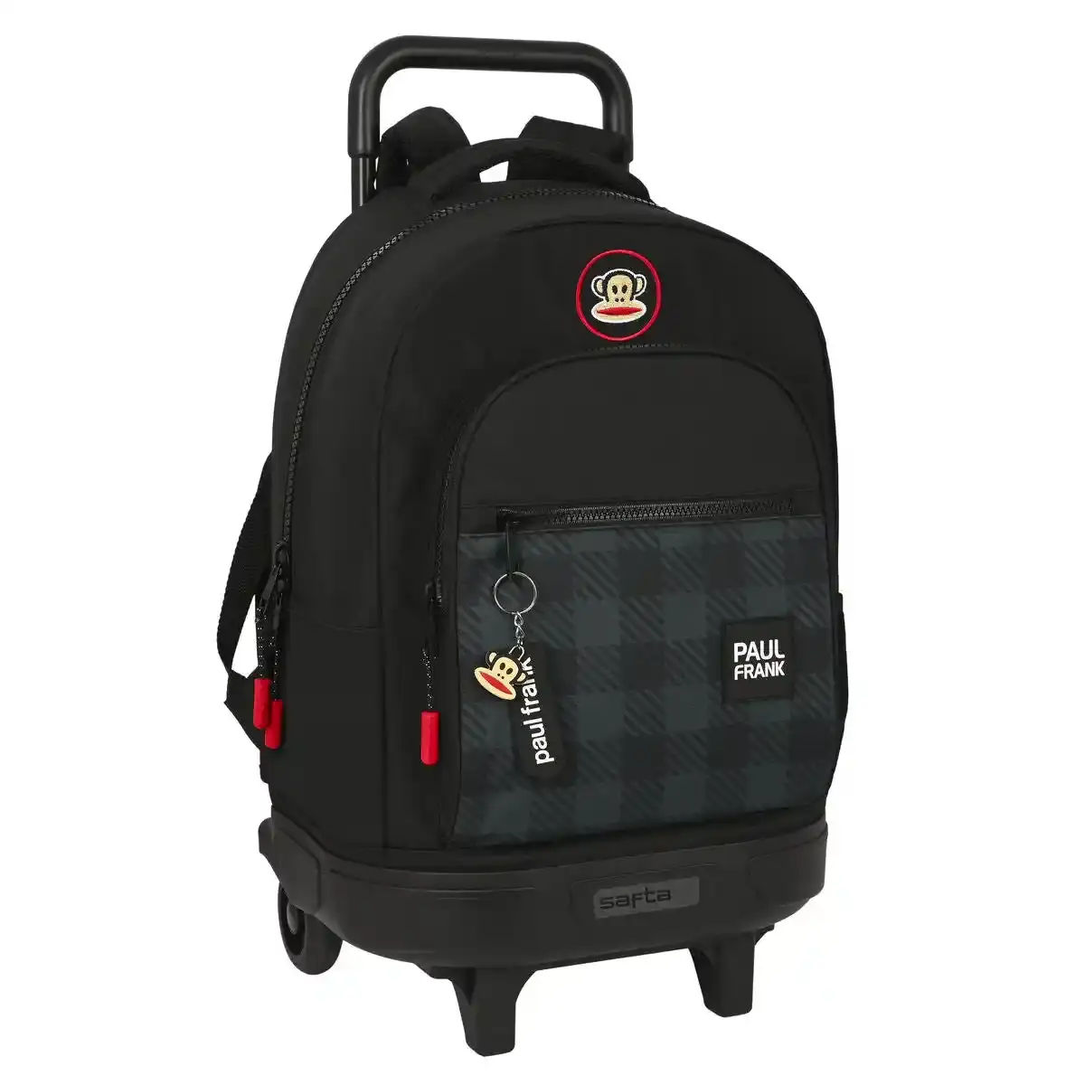 Sac à dos scolaire à roulettes Paul Frank Campers Noir (33 x 45 x 22 cm). SUPERDISCOUNT FRANCE