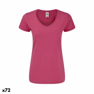 T-shirt à manches courtes pour femme 141327 100 % coton (72 unités). SUPERDISCOUNT FRANCE